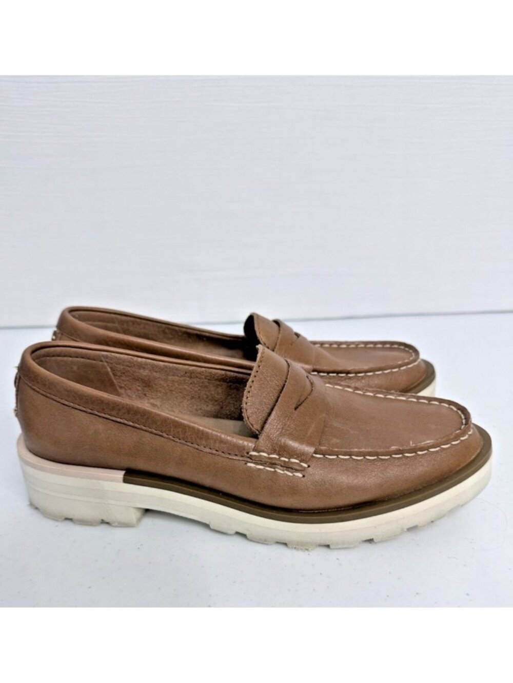 Sperry Loafers Women's Size 7 STS 88880 Tan Leather